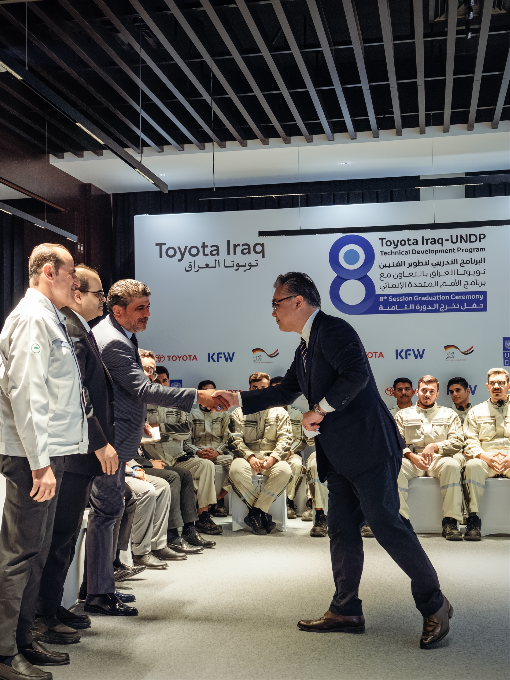 Toyota Iraq Celebrates the Graduation of 19 Trainees in Collaboration with UNDP